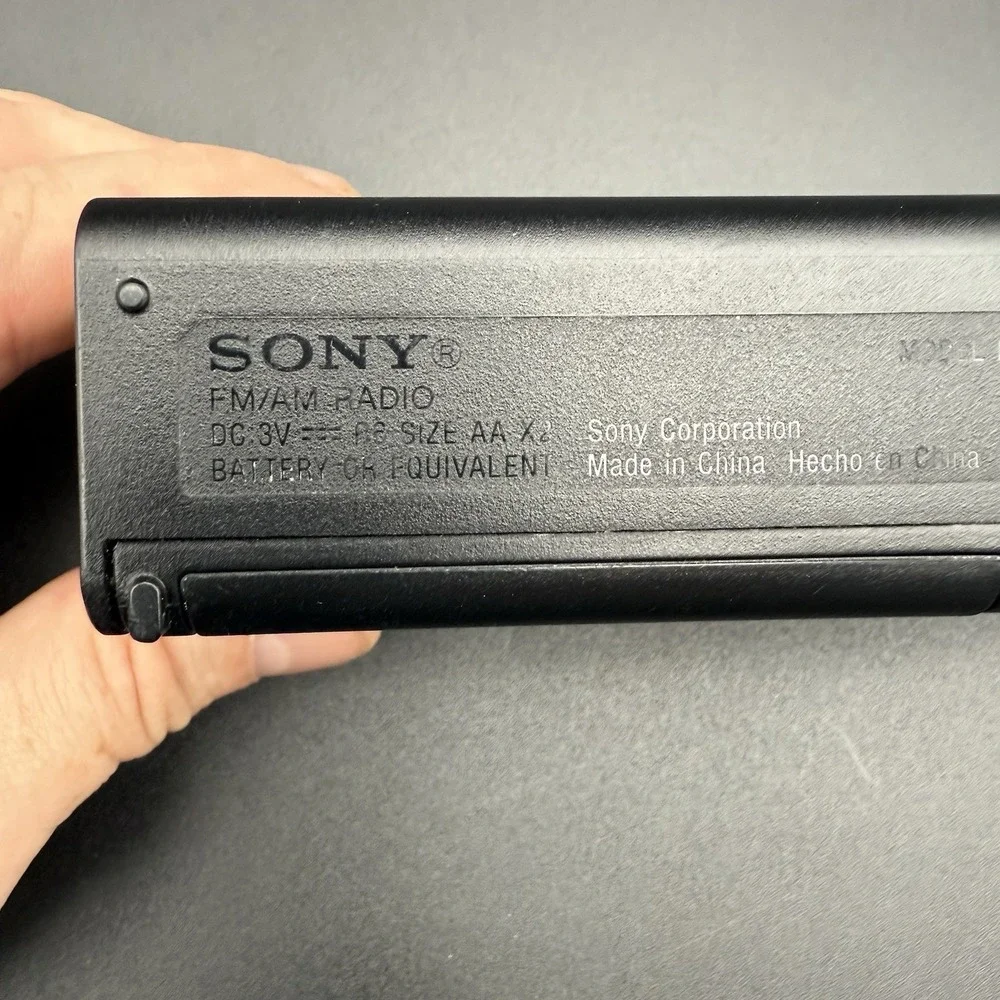 Sony ICF-P36 AM/FM LED Tuning Portable Radio w/ Antenna Black Tested Works Great